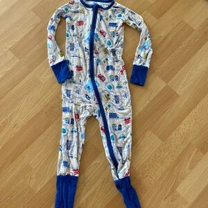 Little Sleepies Blue Road Trip 3T